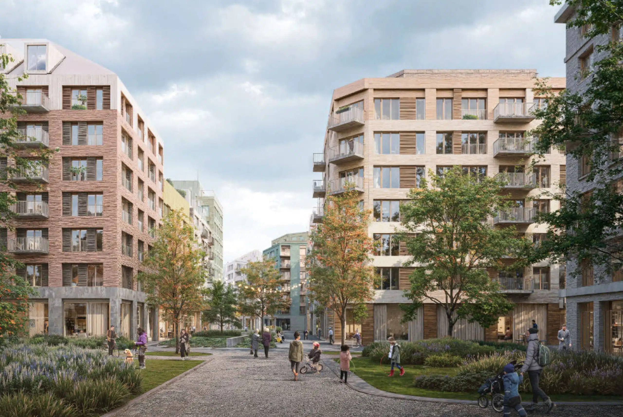 Visionsbild över Framtidens Backaplan.